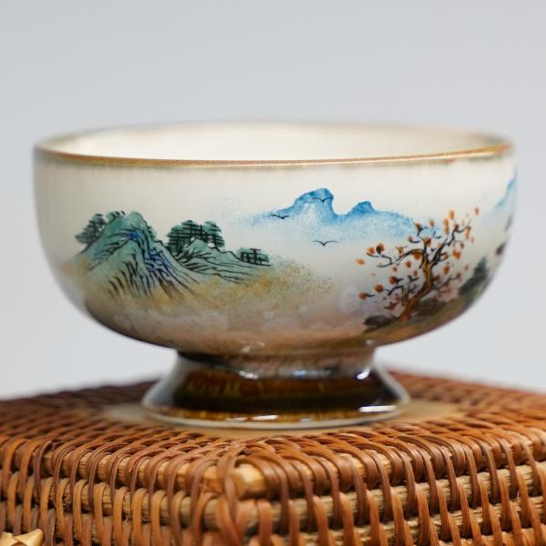 Пиала «Воды и горы 149» Цзиндэчжэнь керамика 95&nbsp;мл