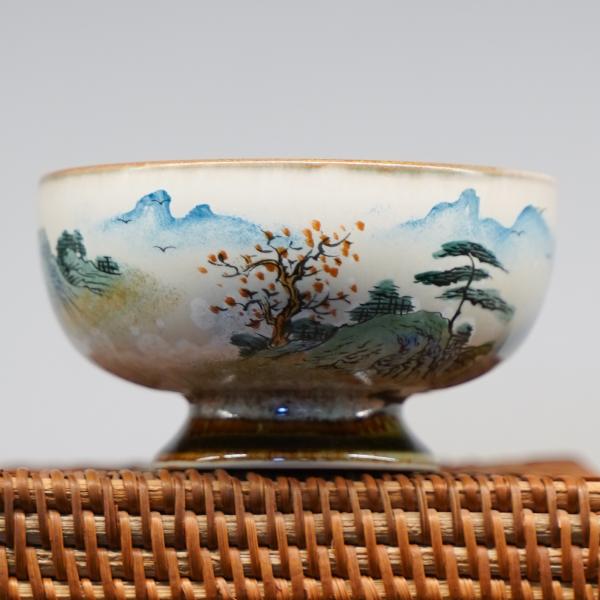 Пиала «Воды и горы 149» Цзиндэчжэнь керамика 95 мл Пиала «Воды и горы 149» Цзиндэчжэнь керамика 95 мл фото