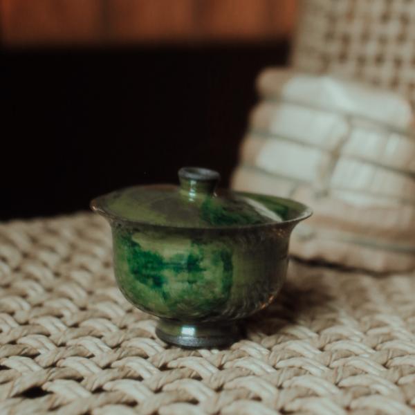 Гайвань «Тёмно-оливковая» керамика 150 мл фото