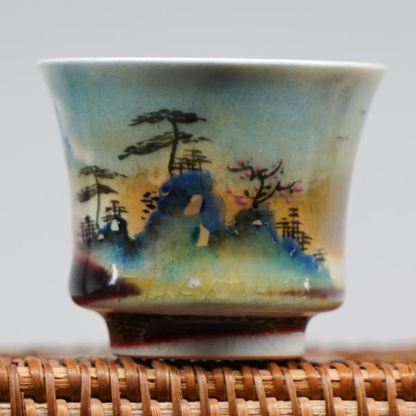 Пиала «Воды и горы 188» Цзиндэчжэнь керамика 50 мл фото