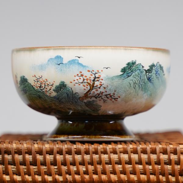 Пиала «Воды и горы 109» Цзиндэчжэнь керамика 90&nbsp;мл