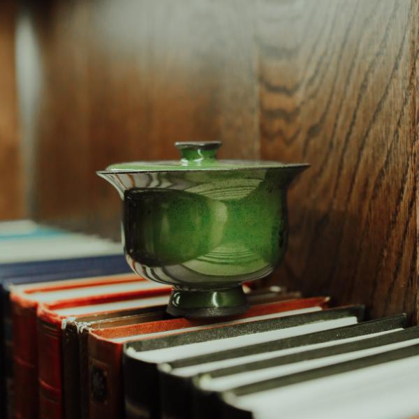 Гайвань «Тёмно-оливковая 2» керамика 205 мл фото