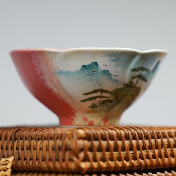 Пиала «Воды и горы 192» Цзиндэчжэнь керамика 80&nbsp;мл