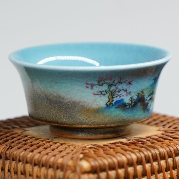 Пиала «Воды и горы 118» Цзиндэчжэнь керамика 70&nbsp;мл