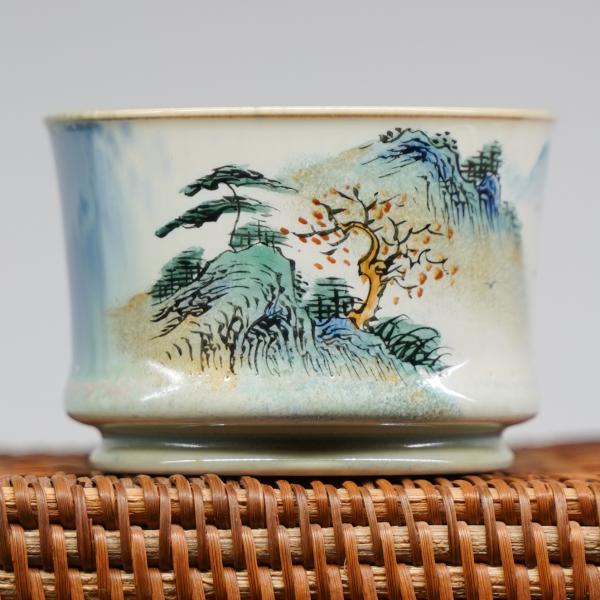 Пиала «Воды и горы 122» Цзиндэчжэнь керамика 120 мл фото
