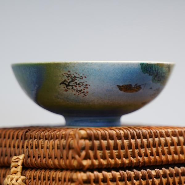 Пиала «Воды и горы 157» Цзиндэчжэнь керамика 100&nbsp;мл