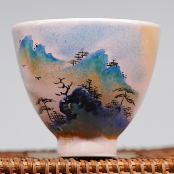 Пиала «Воды и горы 99» Цзиндэчжэнь керамика 75&nbsp;мл