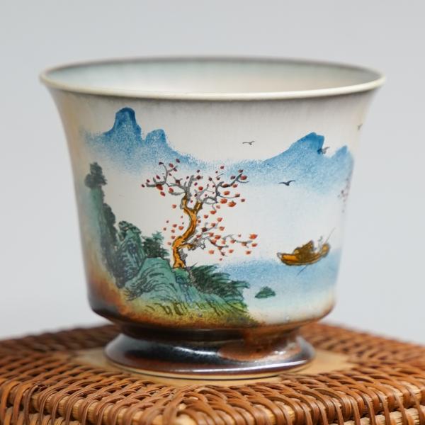 Пиала «Воды и горы 112» Цзиндэчжэнь керамика 140&nbsp;мл