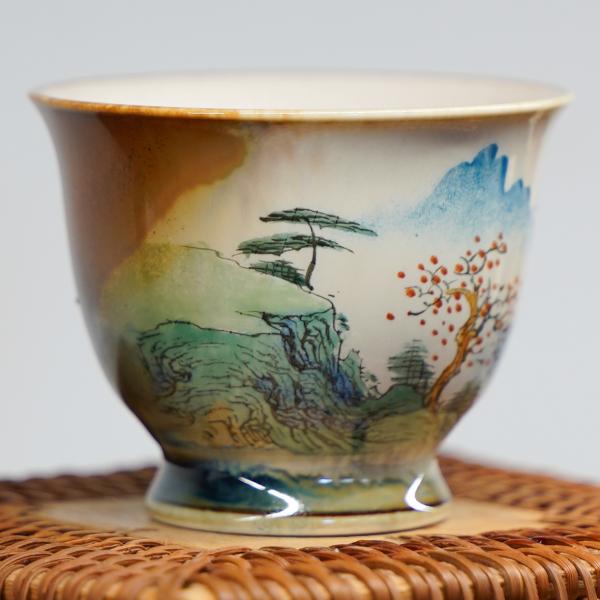 Пиала «Воды и горы 143» Цзиндэчжэнь керамика 70&nbsp;мл