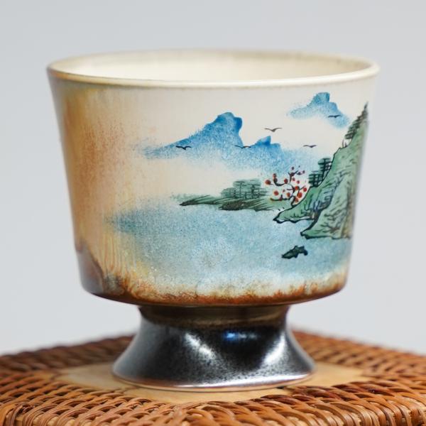 Пиала «Воды и горы 169» Цзиндэчжэнь керамика 100&nbsp;мл