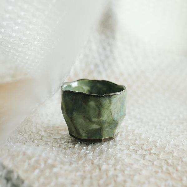 Пиала «Зелёная 2» керамика 45 мл фото