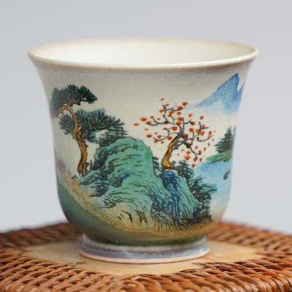 Пиала «Воды и горы 184» Цзиндэчжэнь керамика 75&nbsp;мл