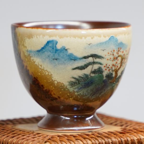 Пиала «Воды и горы 148» Цзиндэчжэнь керамика 95 мл Пиала «Воды и горы 148» Цзиндэчжэнь керамика 95 мл