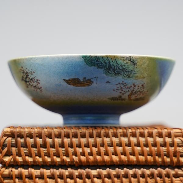 Пиала «Воды и горы 157» Цзиндэчжэнь керамика 100 мл фото