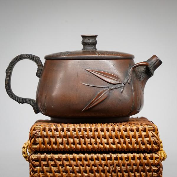 Чайник «Бамбуковый Ши Пяо» Цзяньшуй керамика 260 мл фото