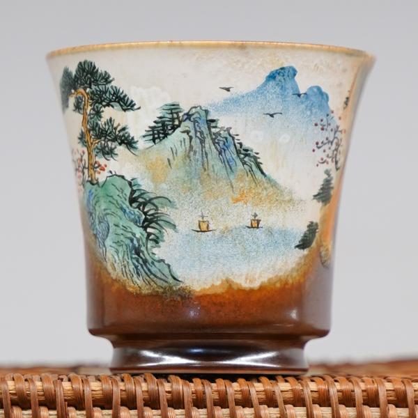 Пиала «Воды и горы 102» Цзиндэчжэнь керамика 100&nbsp;мл