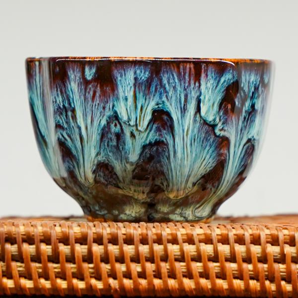 Пиала «Синее пламя» керамика 100 мл Пиала «Синее пламя» керамика 100 мл