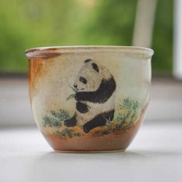 Пиала «Панда» Цзиндэчжэнь керамика 120 фото