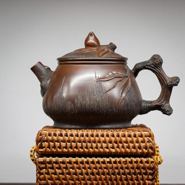 Чайник «Деревянный Ши Пяо» Цзяньшуй керамика 275 мл фото