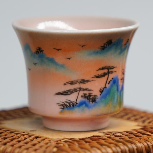 Пиала «Воды и горы 153» Цзиндэчжэнь керамика 45 мл Пиала «Воды и горы 153» Цзиндэчжэнь керамика 45 мл